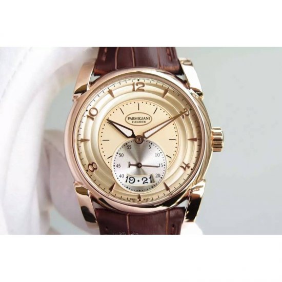 Parmigiani Fleurier Kalpa Tonda Rose Gold Gold Dial Swiss 331