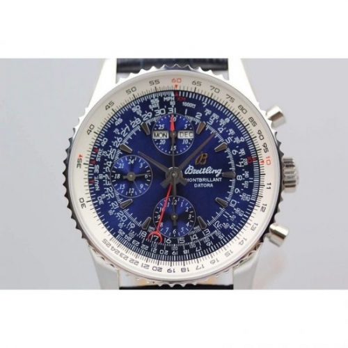 Breitling Datora Montbrillant Perpetual Calendar Chronograph Blu