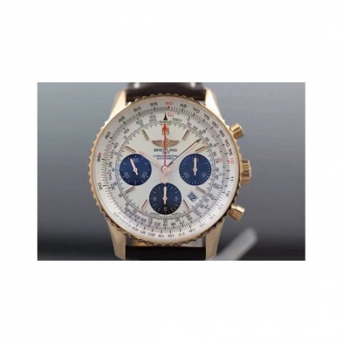 Breitling Navitimer Chronograph White Dial SWISS 7750