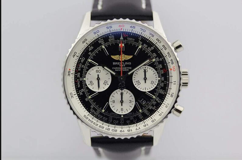 Breitling Navitimer Chronograph Black Dial SWISS 7750