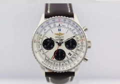 Breitling Navitimer Chronograph White Dial SWISS 7750