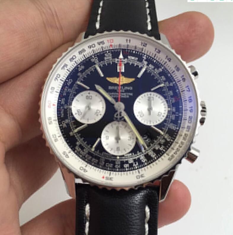 Breitling Navitimer Chronograph Black Dial SWISS 7750