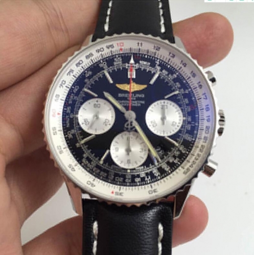 Breitling Navitimer Chronograph Black Dial SWISS 7750