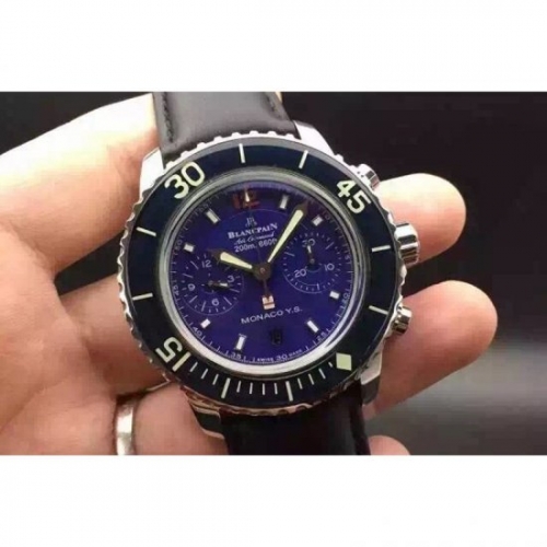 Blancpain Air Command Monaco YS Stainless Steel Blue Dial Swiss