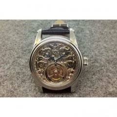 Blancpain Tourbillon Stainless Steel Skeleton Dial Swiss Tourbil