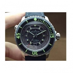 Blancpain 500 Fathoms Titanium Carbon Fiber Dial Swiss 9015