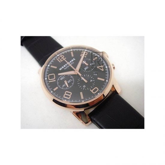 Montblanc Timewalker Chronograph Rose Gold Rose Gold Markers Bla