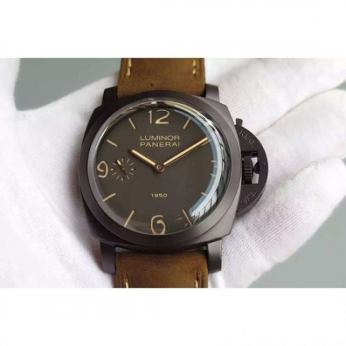 Panerai Luminor 1950 3 Days PAM 375 Composite Black Dial Swiss 3