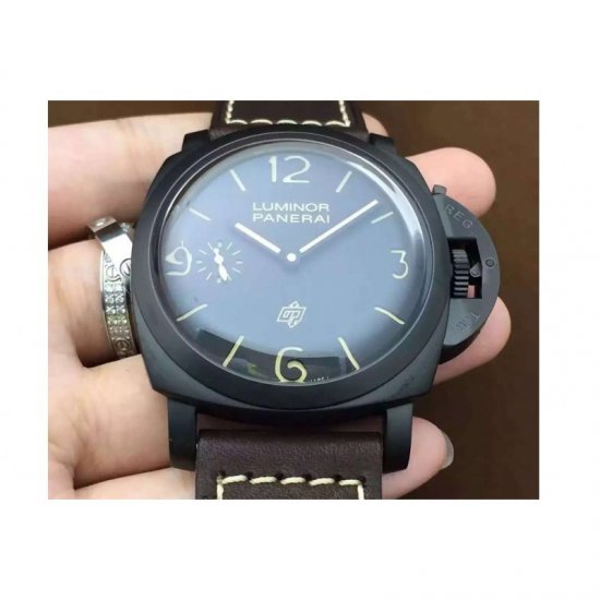 Panerai Luminor 1950 3 Days PAM 617 Black Ceramic Black Dial Swi