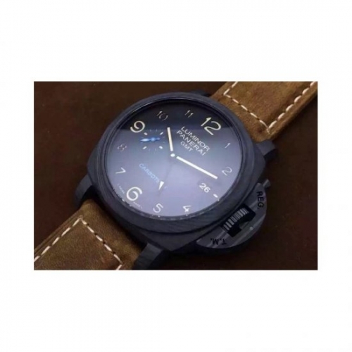 Panerai Luminor 1950 3 Days GMT PAM 441 Carbotech Black Dial Swi