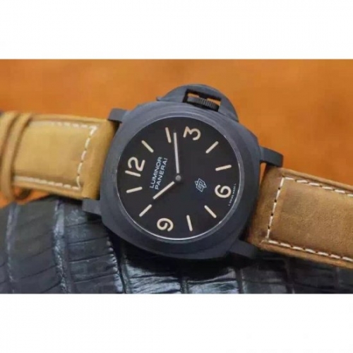 Panerai Luminor Base PAM 360 Black Ceramic Black Dial Swiss P300