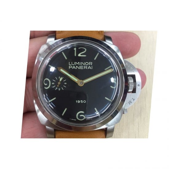 Panerai Luminor 1950 PAM 127 Stainless Steel Black Dial Swiss OP