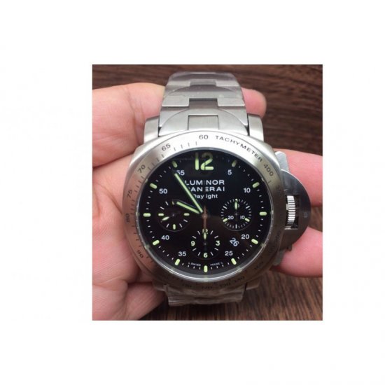 Panerai Luminor Daylight PAM 250 Stainless Steel Black Dial Swis