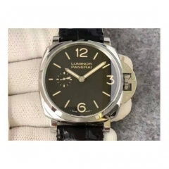 Panerai Luminor Due 3 Days Acciaio PAM 676 V6 Stainless Steel Bl