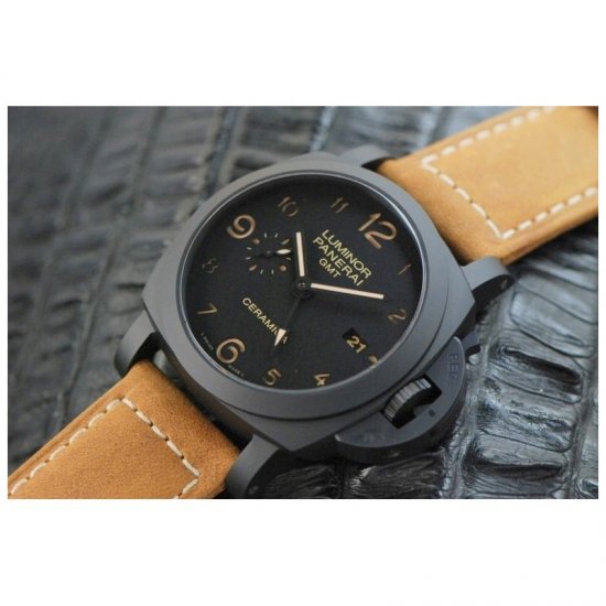 Panerai Luminor GMT 1950 3 Days PAM 441 Ceramic Black Dial Swiss