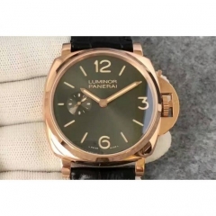 Panerai Luminor Due 3 Days PAM 677 V6 Rose Gold Anthracite Dial