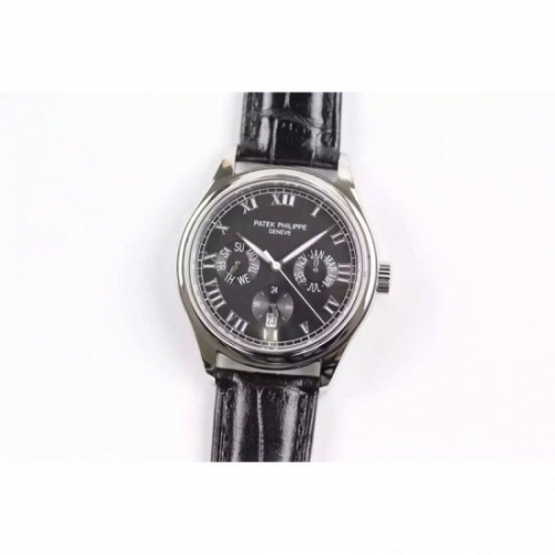 Patek Philippe Annual Calendar 5035P Stainless Steel Black Dial