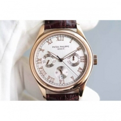 Patek Philippe Annual Calendar 5035R Rose Gold White Dial Swiss