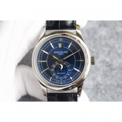 Patek Philippe Annual Calendar 5205 Stainless Steel Blue Dial Sw