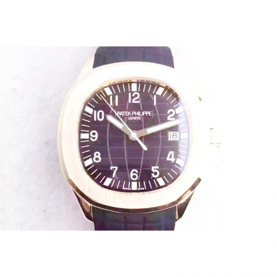 Patek Philippe Aquanaut Jumbo 5167R 24K Rose Gold Plated Brown D