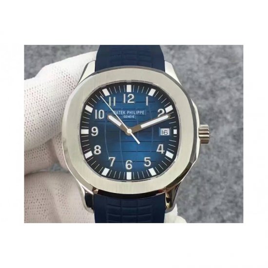 Patek Philippe Aquanaut Jumbo 5167 Stainless Steel Blue Dial Swi