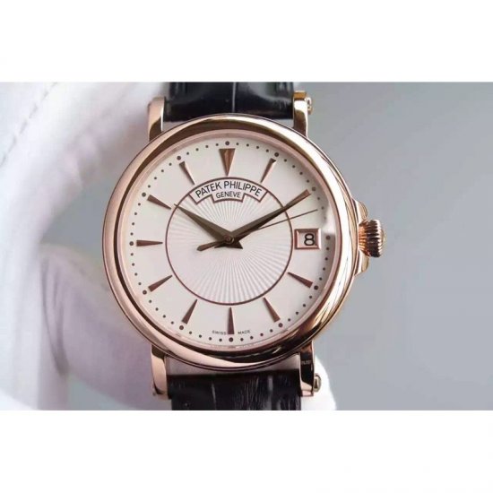 Patek Philippe Calatrava 5153 Rose Gold White Dial Swiss 324SC