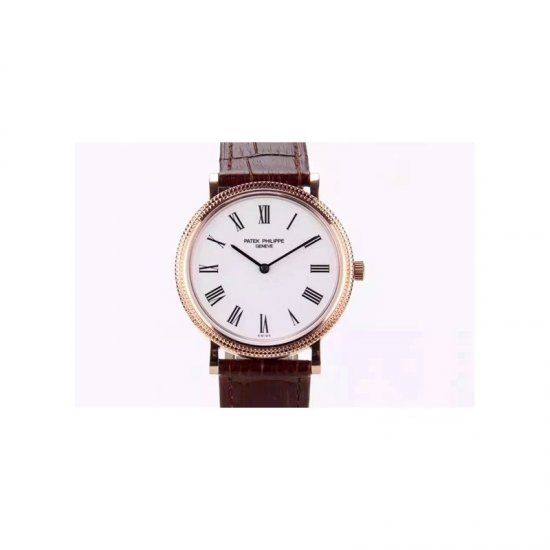 Patek Philippe Calatrava 5120R Rose Gold White Dial Swiss PP 240