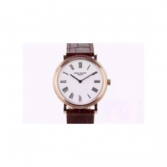 Patek Philippe Calatrava 5120R Rose Gold White Dial Swiss PP 240