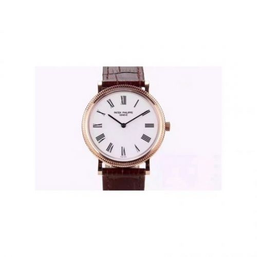 Patek Philippe Calatrava 5120R Rose Gold White Dial Swiss PP 240