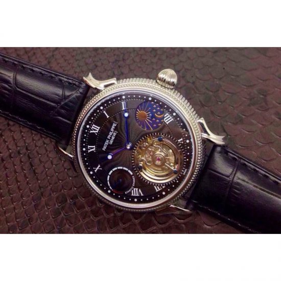 Patek Philippe Tourbillon Moonphase Power Reserve Stainless Stee