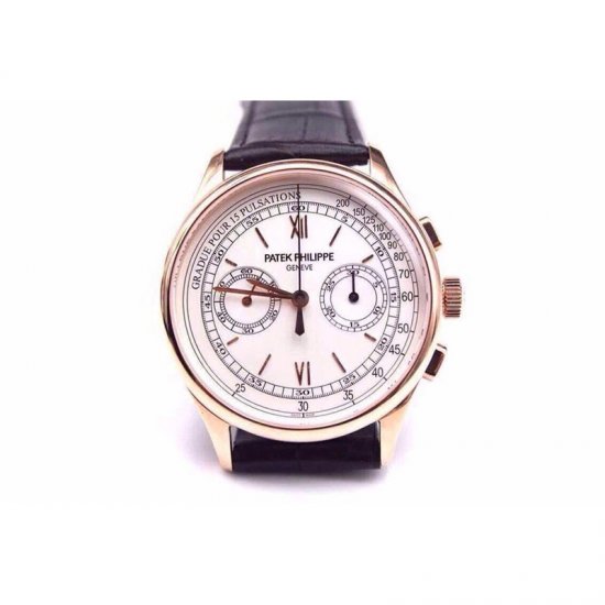 Patek Philippe 5170R Chronograph Rose Gold White Dial Lemania