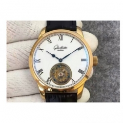 Glashutte Original Senator Excellence Tourbillon Yellow Gold Whi