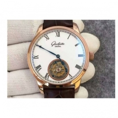 Glashutte Original Senator Excellence Tourbillon Rose Gold White