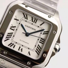 Card in the GF medium without calendar 】 【 Santos DE Cartier watches, 316 l stainless steel casing, carrying MIYOTA9015 automatic chain machine