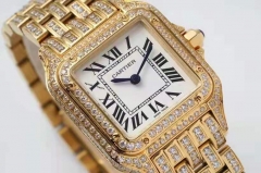 AC designed for elegant lady's extraordinary masterpiece - Cartier cheetah drill series full of ms mechanical watches