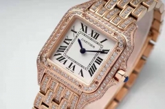 AC designed for elegant lady's extraordinary masterpiece - Cartier cheetah drill series full of ms mechanical watches