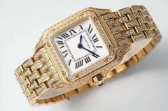 AC designed for elegant lady's extraordinary masterpiece - Cartier cheetah drill series full of ms mechanical watches