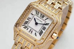 AC designed for elegant lady's extraordinary masterpiece - Cartier cheetah drill series full of ms mechanical watches