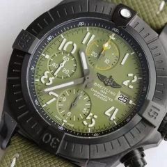 Spirit in one hundred - the avengers GF new 】 【 timing wrist watch 45 Night Mission edition (Avenger Chronograph 45 Night Mission) will be superior accuracy and strong Asia7750 movement into a lightweight case. Using solid diamond-like (DLC) coating on ti