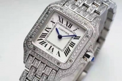 AC designed for elegant lady's extraordinary masterpiece - Cartier cheetah drill series full of ms mechanical watches