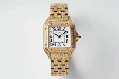 AC designed for elegant lady's extraordinary masterpiece - Cartier cheetah drill series full of ms mechanical watches