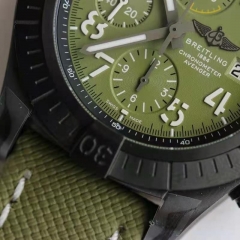 Spirit in one hundred - the avengers GF new 】 【 timing wrist watch 45 Night Mission edition (Avenger Chronograph 45 Night Mission) will be superior accuracy and strong Asia7750 movement into a lightweight case. Using solid diamond-like (DLC) coating on ti