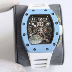 Richard Howard miller Richard Mille skull with a latest imported mechanical movement more highlights the wrist movement style through the anti glare xin table mirror is visible to the suspension of hollow out movement its bold personality domineering dazz