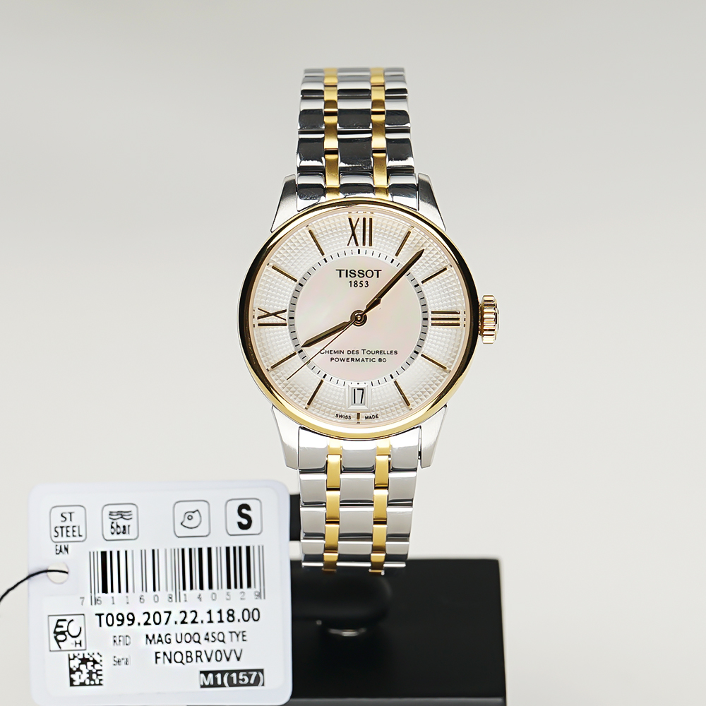 tissot T-Classic Mother of Pearl Dial Ladies Watch T099.207.22.118.00