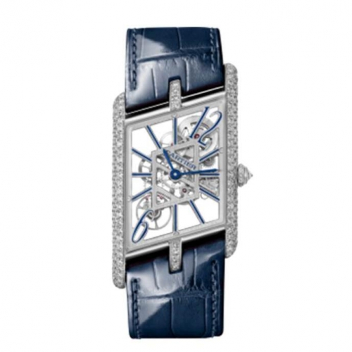 cartier TANK ASYMETRIQUE SKELETON CRHPI01370