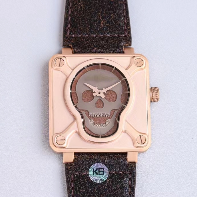 bell&ross skull bronze br01 2824- 45*7.5mm