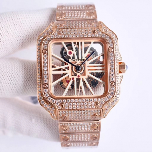 Cartier Santos diamonds