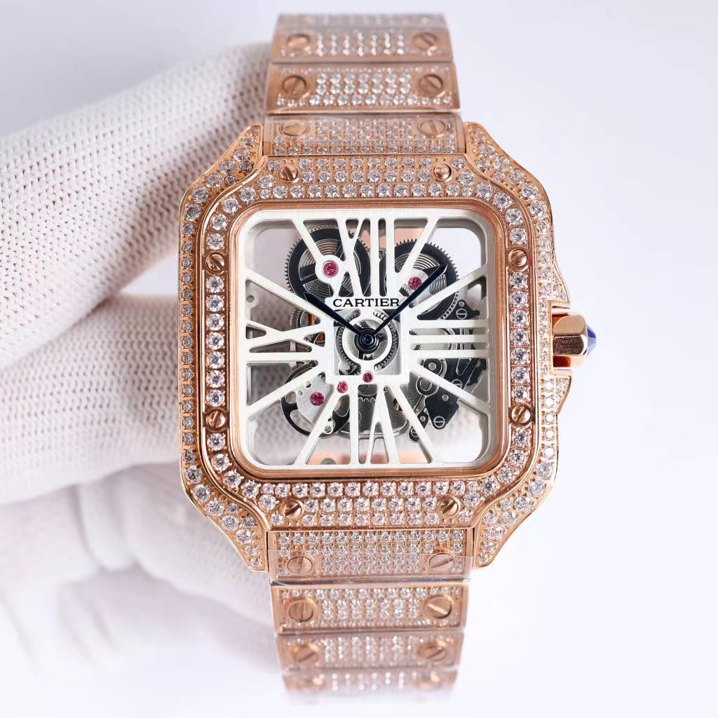 Cartier Santos diamonds