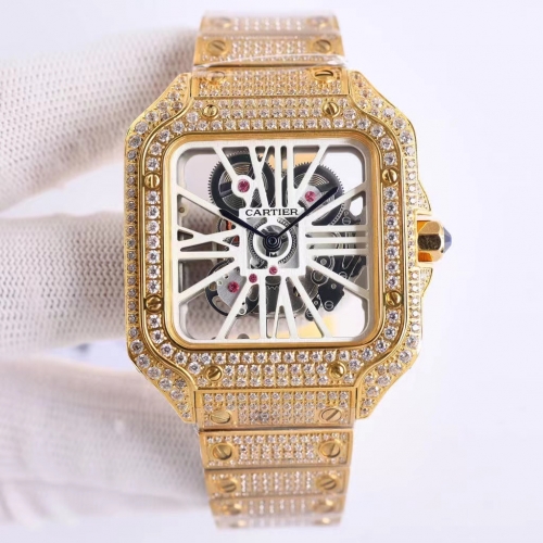 Cartier Santos diamonds