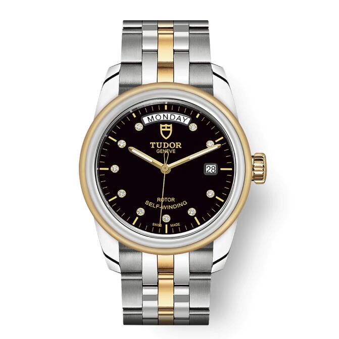 tudor Glamour Date + Day M56003-0008